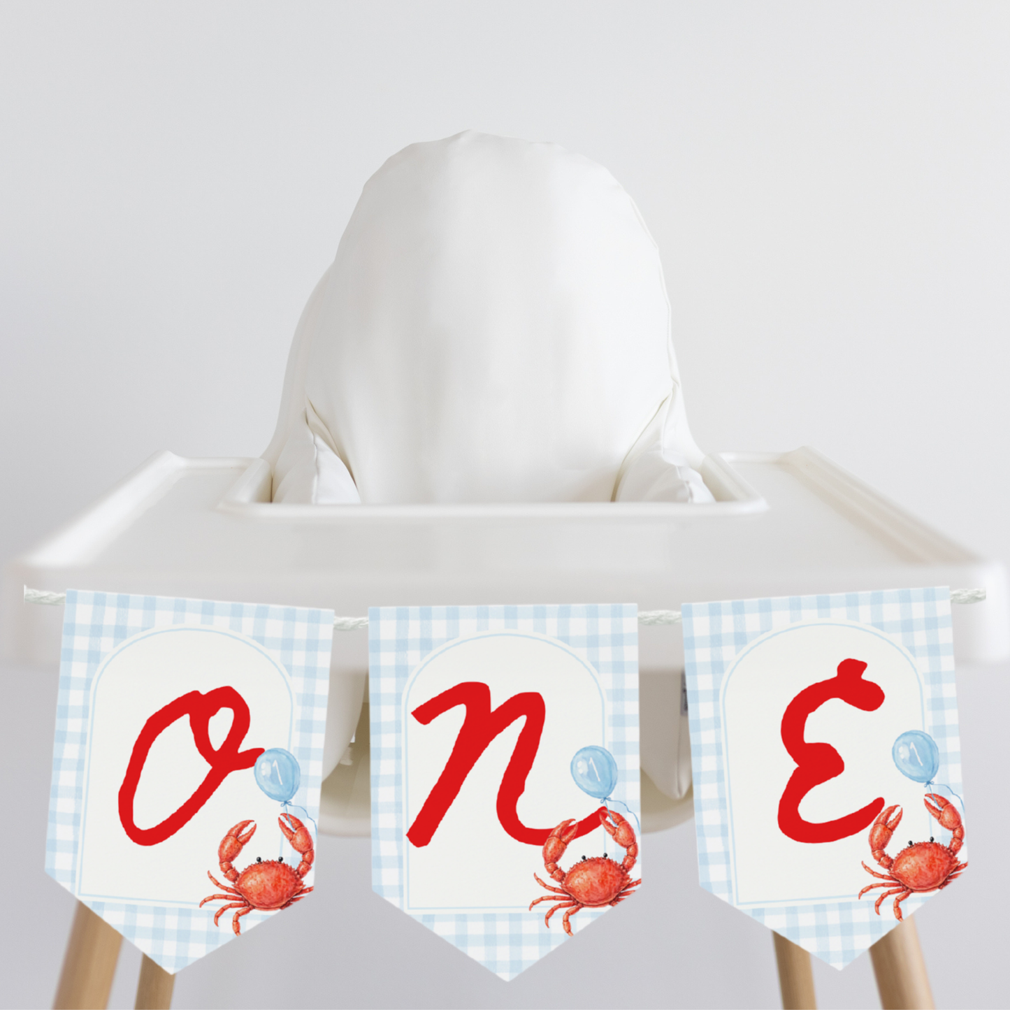 Blue Crab Pinch Me I'm One Birthday Party Set (Everything You Need)