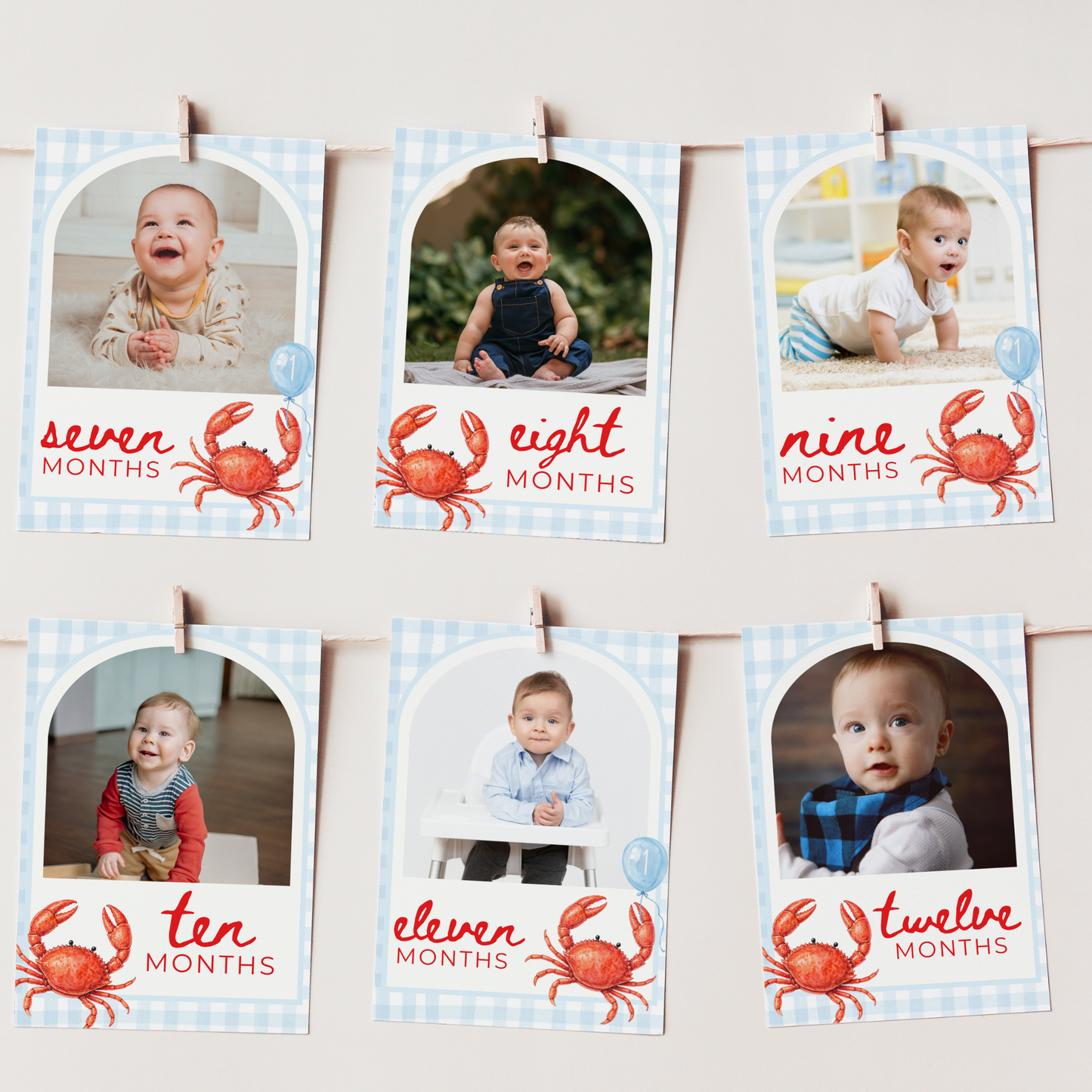 Blue Crab Pinch Me I'm One Birthday Party Set (Everything You Need)