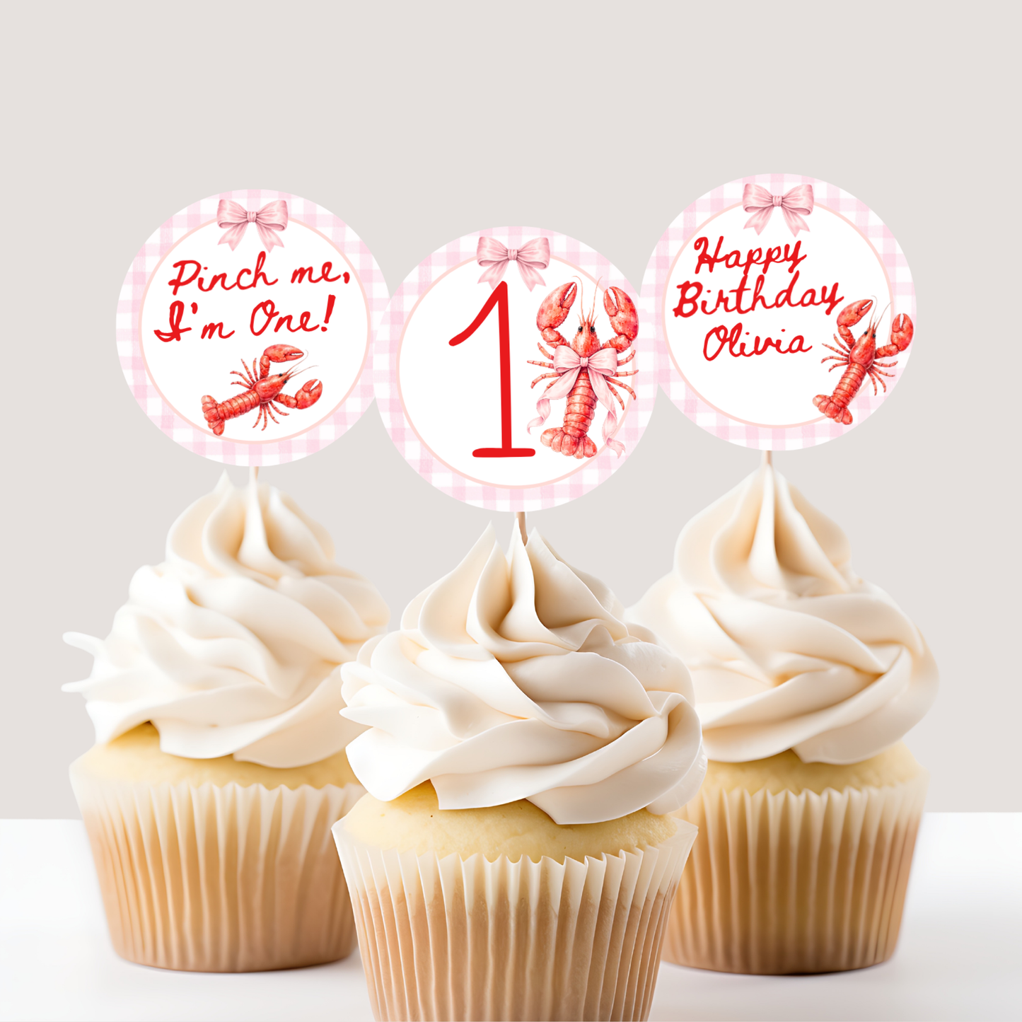 Pink Pinch Me I'm One Birthday Party Set (Everything You Need)