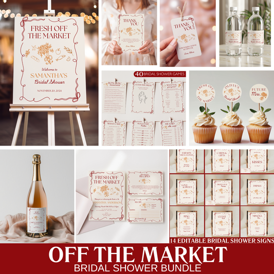 Fresh Off The Market Bridal Shower Bundle