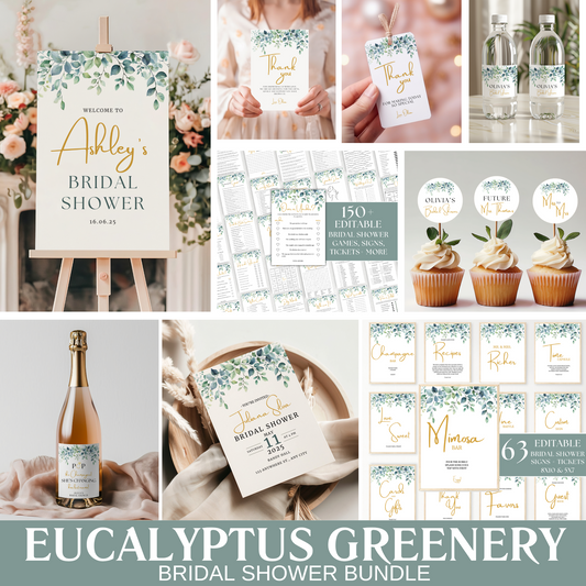 Eucalyptus Bridal Shower Bundle