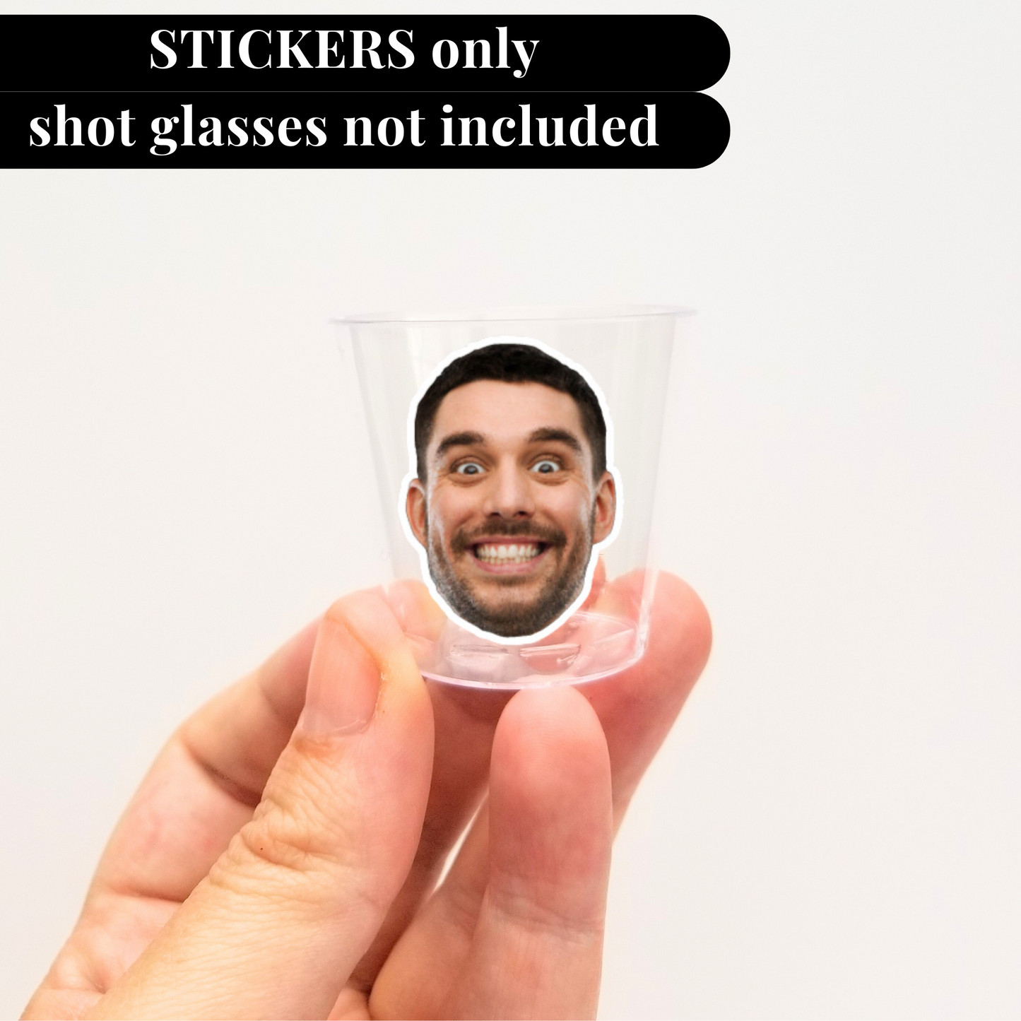Shot Glass stickers Personalized bachelorette decorations