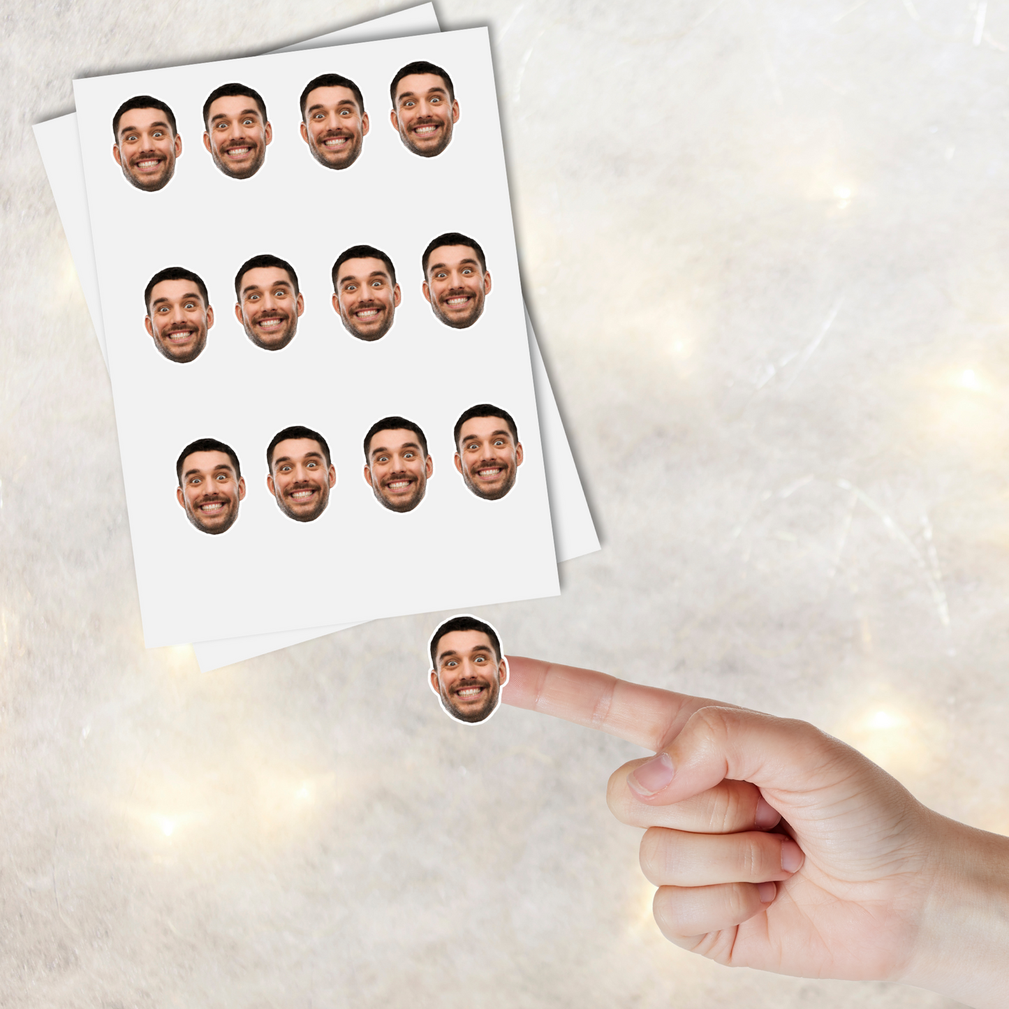 Personalized Shot Glass stickers Bachelorette Party Groom Face Decorations Groom Face Party Favors Personalized party decor Birthday glass