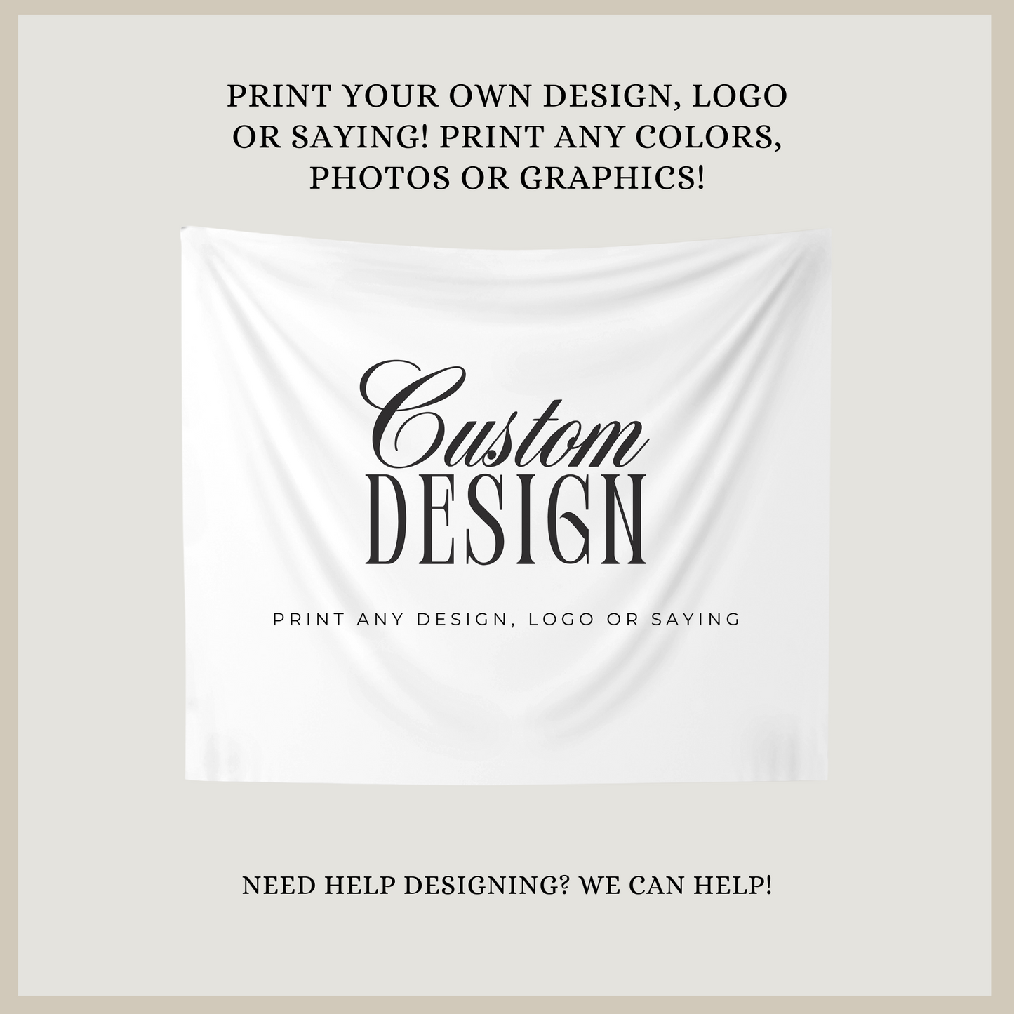 Custom Banner Tapestry