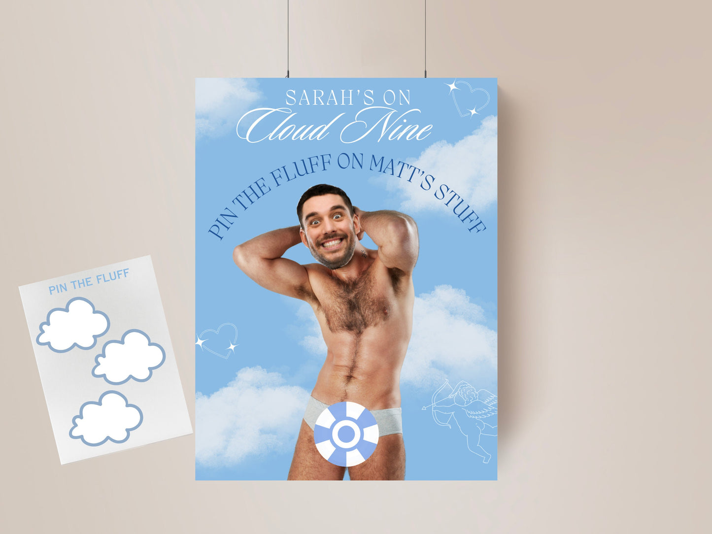 On Cloud Nine Bachelorette Party Game The Bride is on Cloud 9 Bach Party Games Match made in heaven hens Party Dreaming of I Do Hen Do