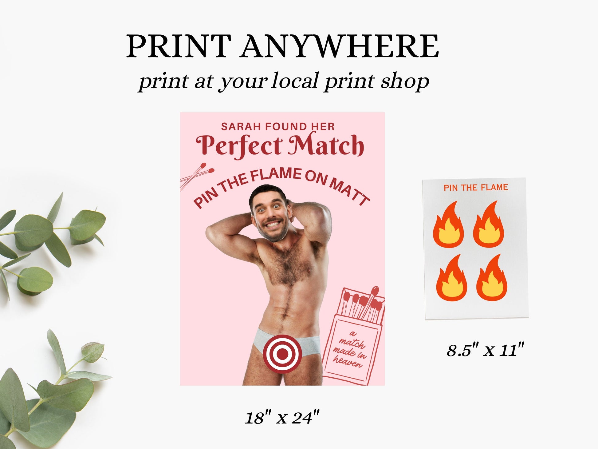 Perfect Match Bachelorette Party Game Match made in heaven Bach Party Games Let's get Lit hens Party Grooms face decor Pin the Junk