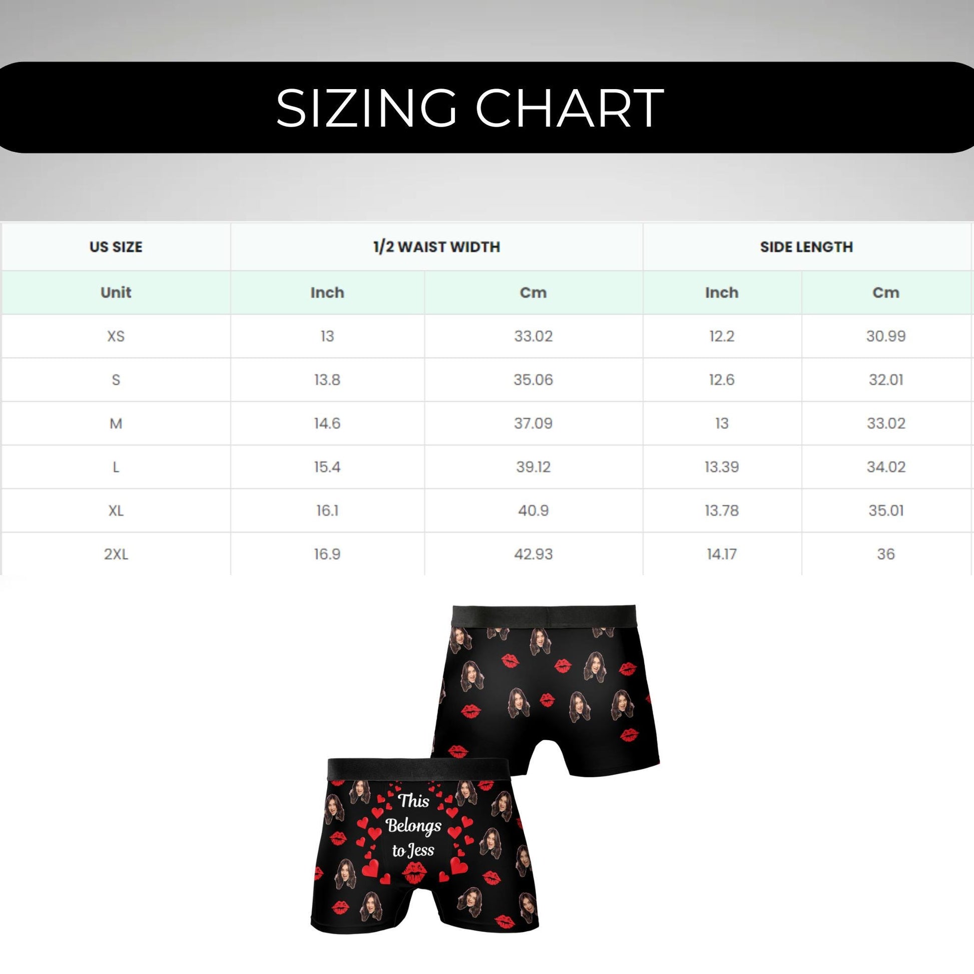 Personalized Boxers Custom Face Underwear Face Boxer Briefs Funny Underwear With Face Gifts for Husband Boyfriend Groom Dad Birthday Gift