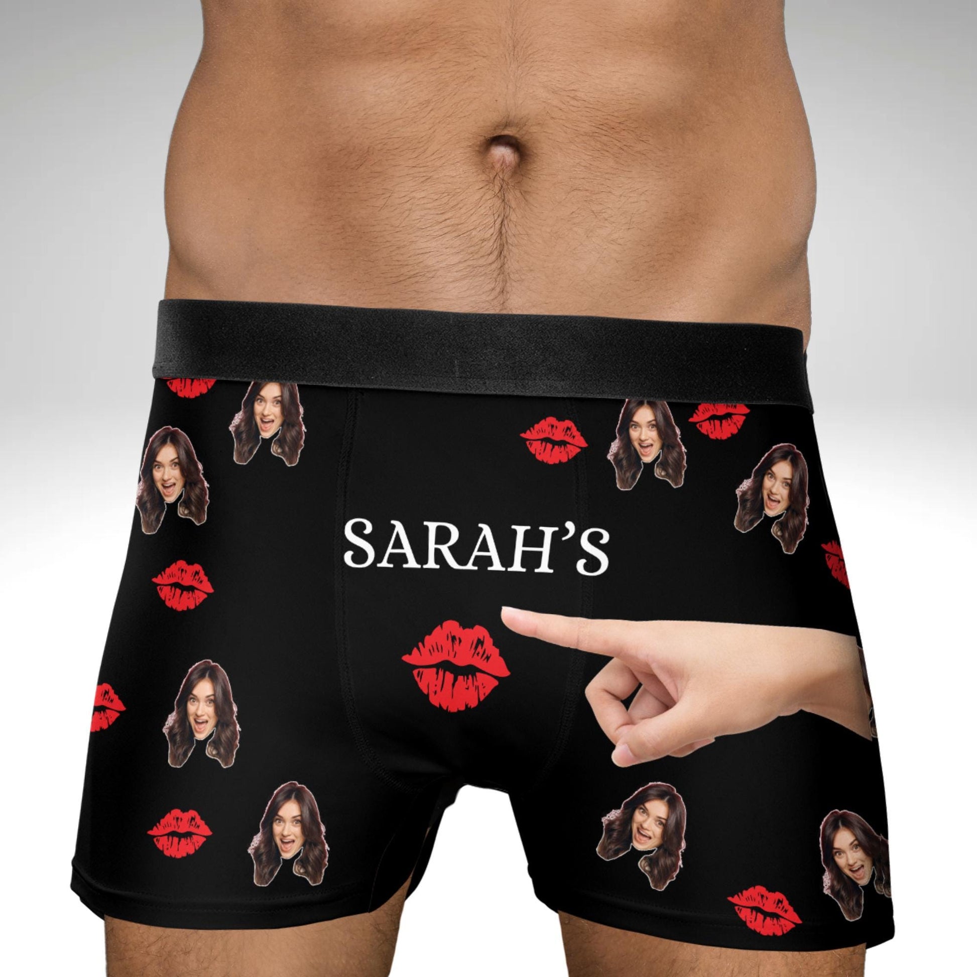 Personalized Boxers Custom Face Underwear Face Boxer Briefs Funny Underwear With Face Gifts for Husband Boyfriend Groom Dad Birthday Gift