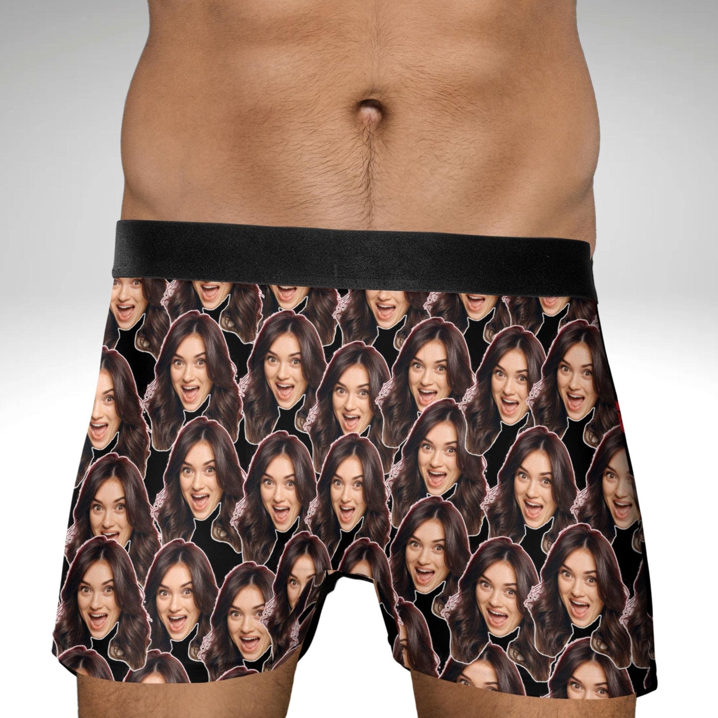 Personalized Photo Gift for Boyfriend Husband Custom Boxer Briefs Face Underwear Custom Men underwear Groom Boxers Birthday Gift for Him
