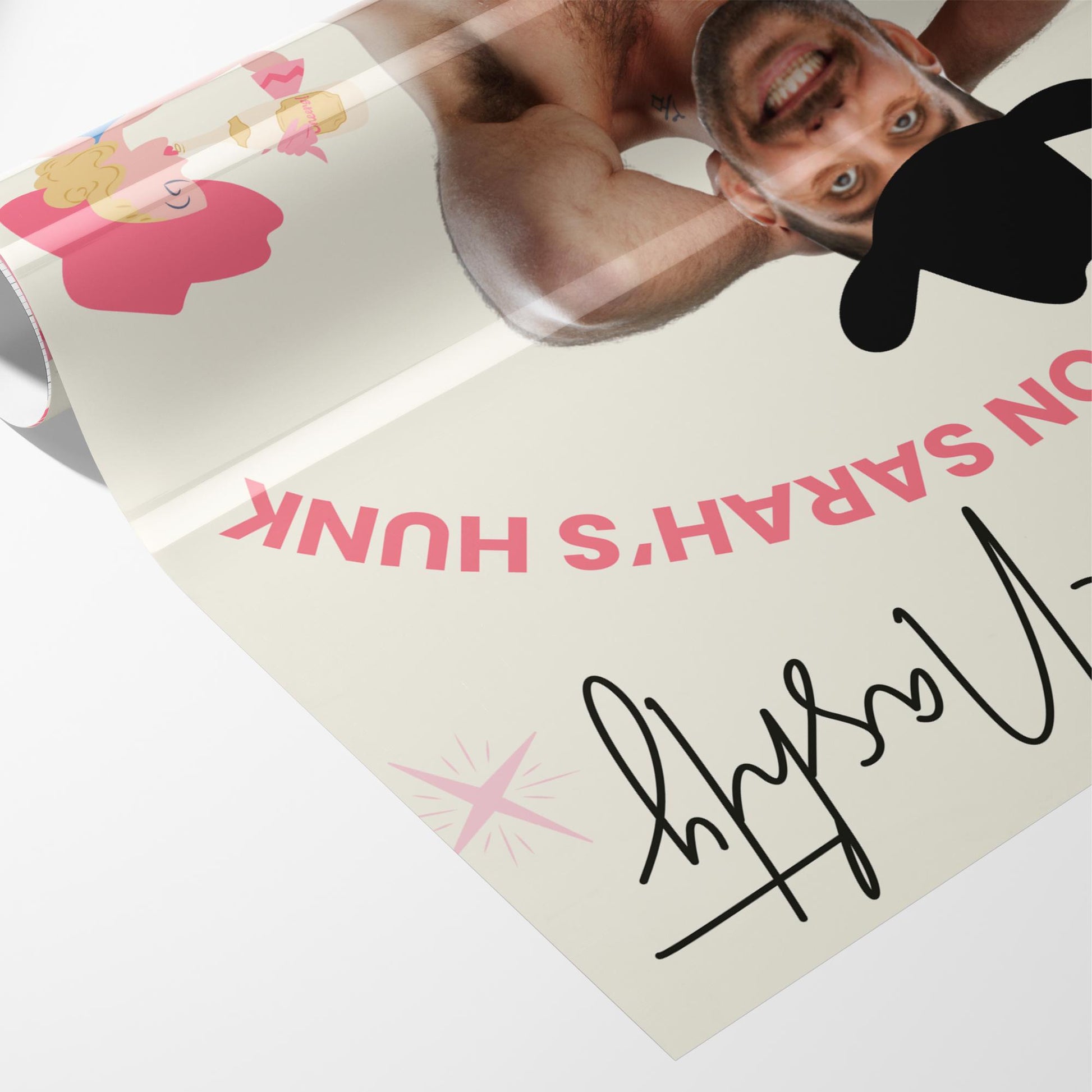 Nashville Bachelorette Party Game Let's Get Nashty Disco Cowgirl Hen Party Groom face personalized decor sign Pin the Junk on the Hunk