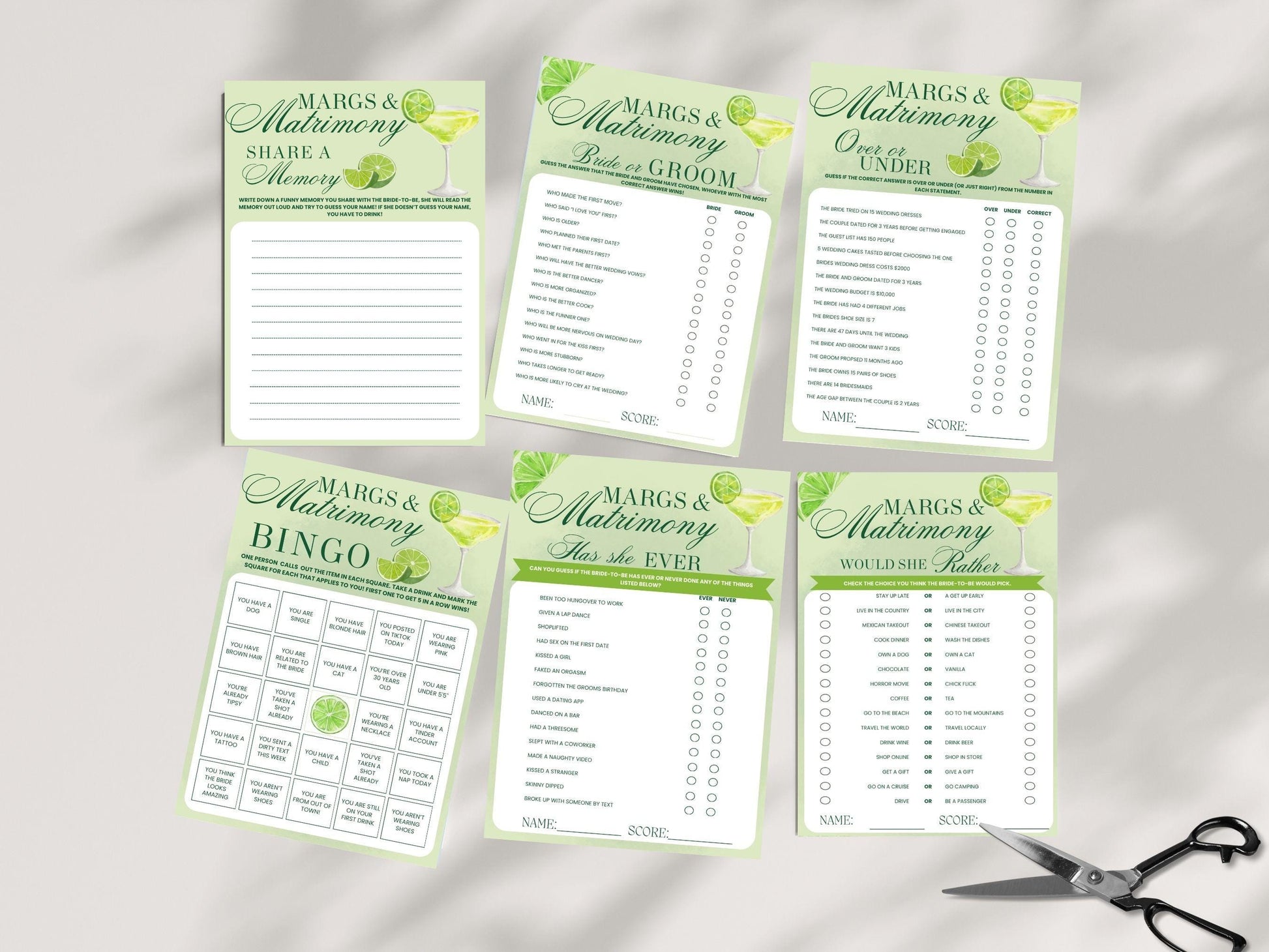 Margs and matrimony Bachelorette Party Games final Fiesta Printable Bridal Party Drinking Games Margarita bach Mexico Bachelorette Tequila