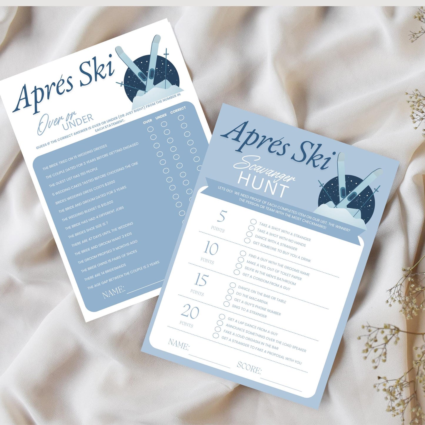 Apres Ski Bachelorette Party Games Bundle Bachelorette Games Package Editable Printable Games Bachelorette Drinking Games Winter Hen Party