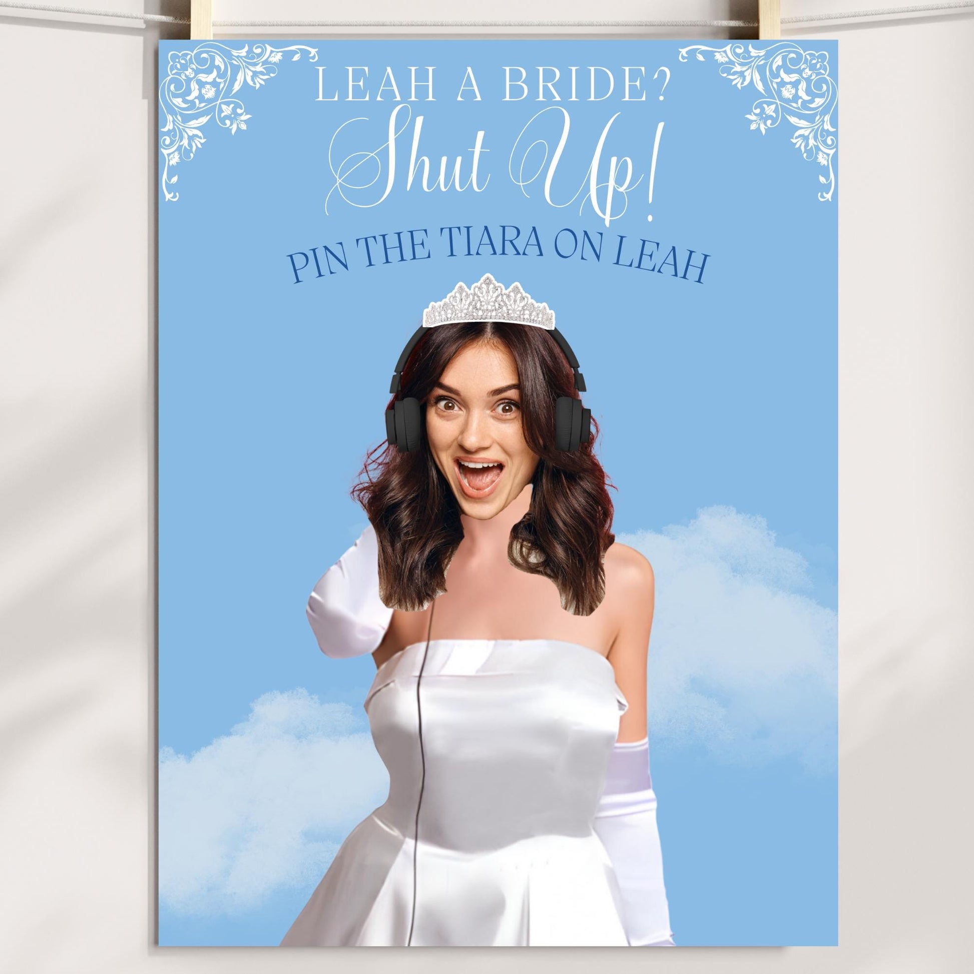 Me? A Bride? Shut Up! Bachelorette Party Favors, Wish Bracelet, Princess Bachelorette Party Thank You Guest Gifts, Princess Bach