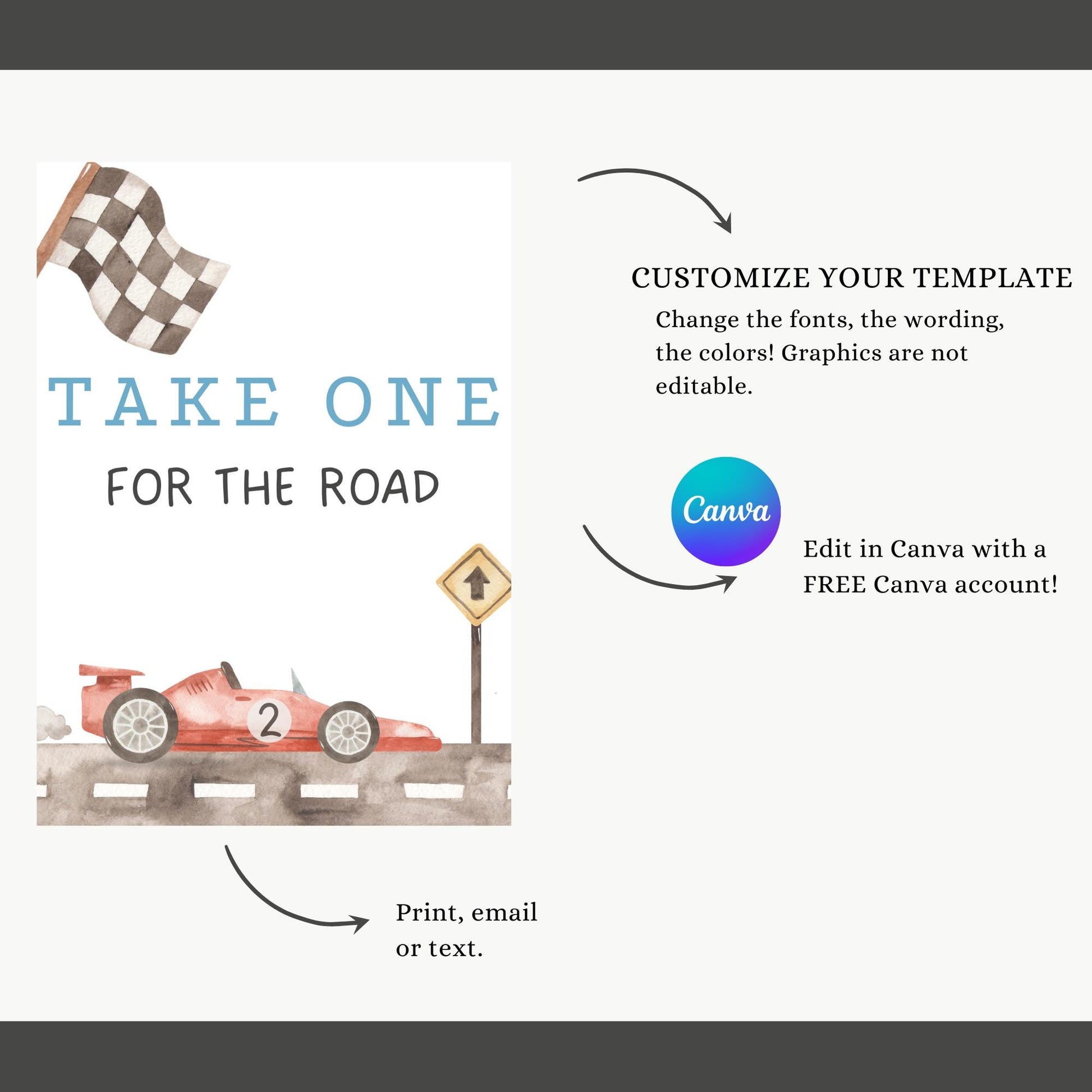 Editable Racing Party Signs Bundle Two Fast Birthday Table Decor Blue Race Car 2nd Birthday Printable Food Drink Sign Favor Gifts Sign Boy
