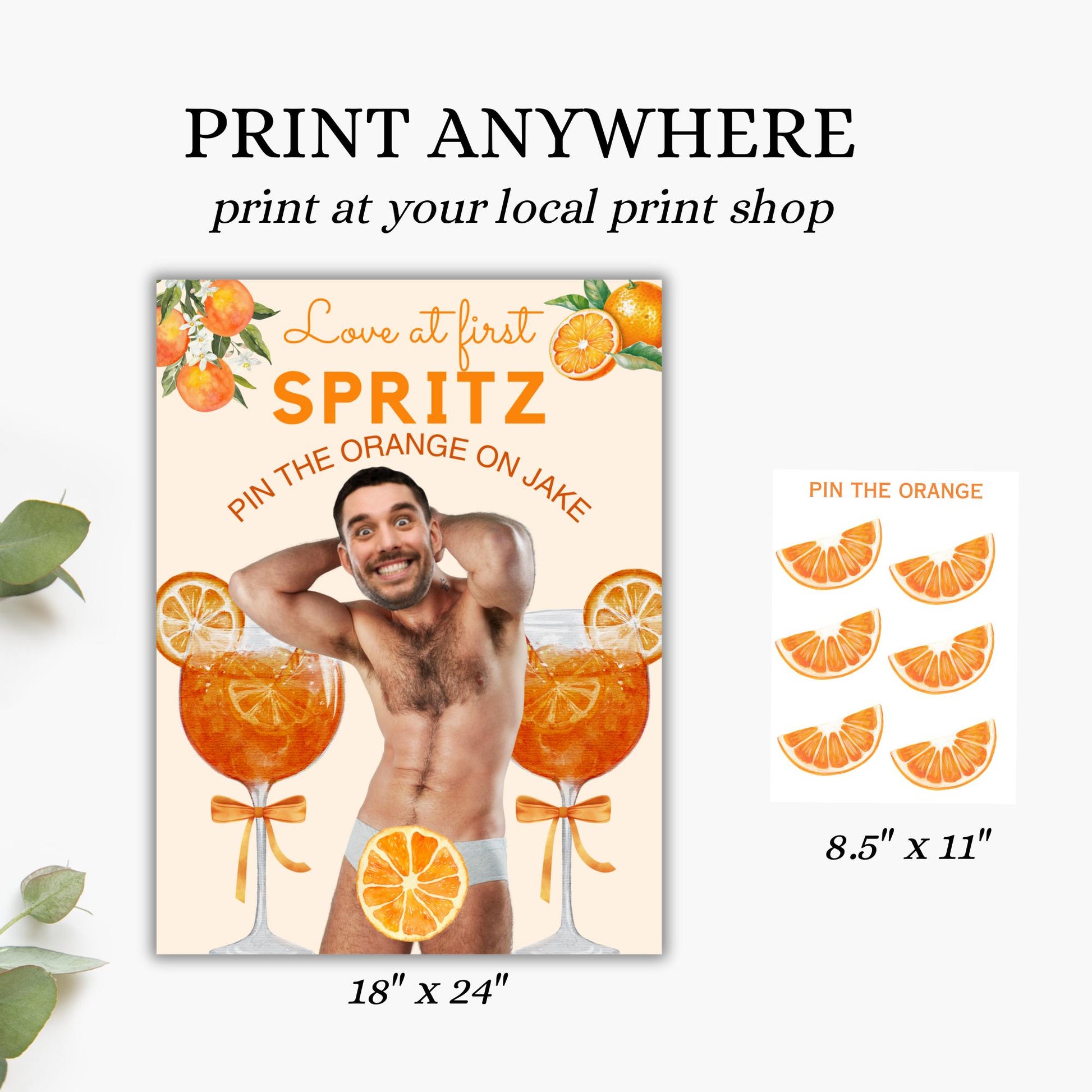 Love at First Spritz Bachelorette Personalized Game Girls just wanna have sun Hen Do Feeling Spritzy The bride needs a Spritz Groom Face