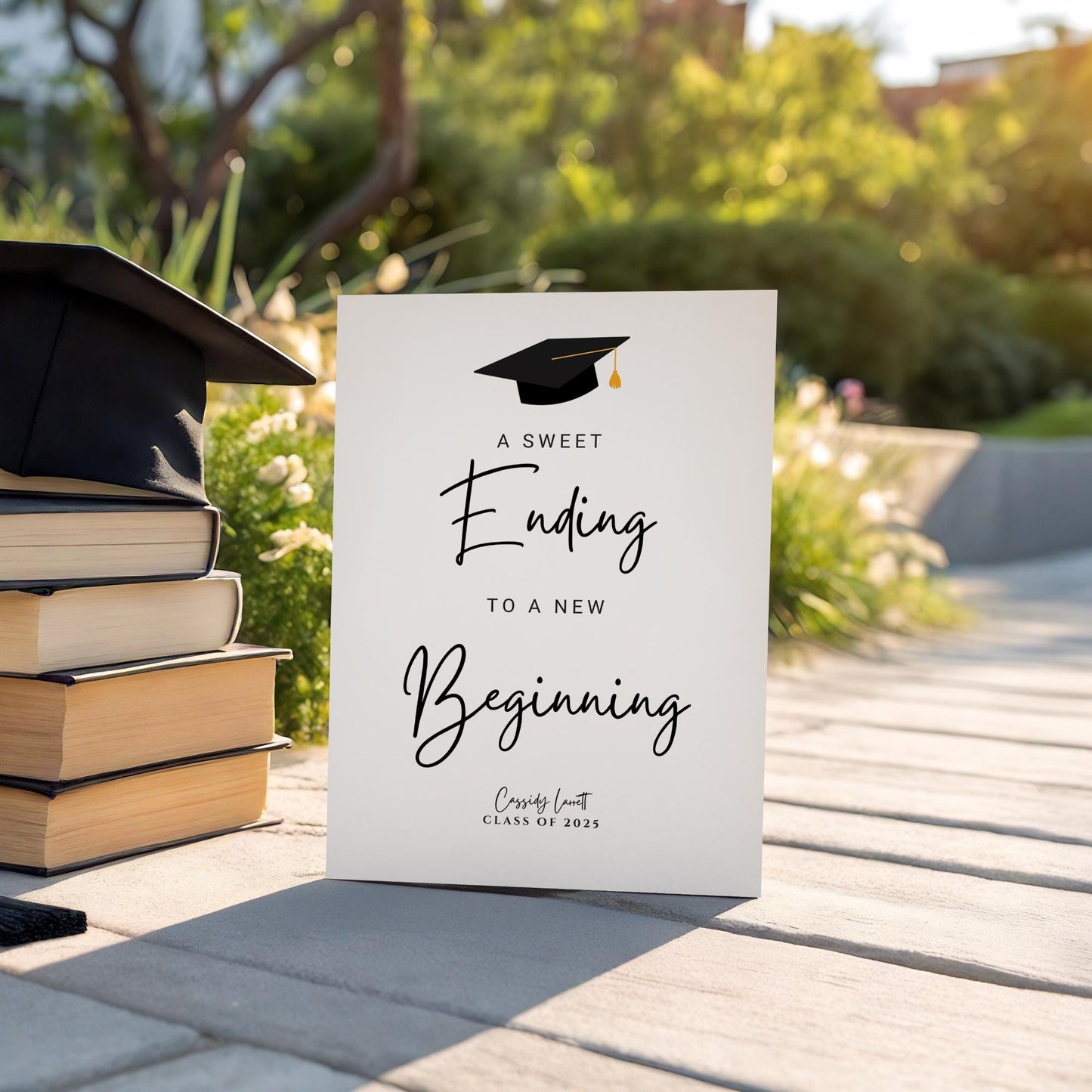 Graduation Sign Bundle, Editable Graduation Decor Templates, Modern Minimalist Party Signs, Customizable Grad Celebration Decor, Instant Download