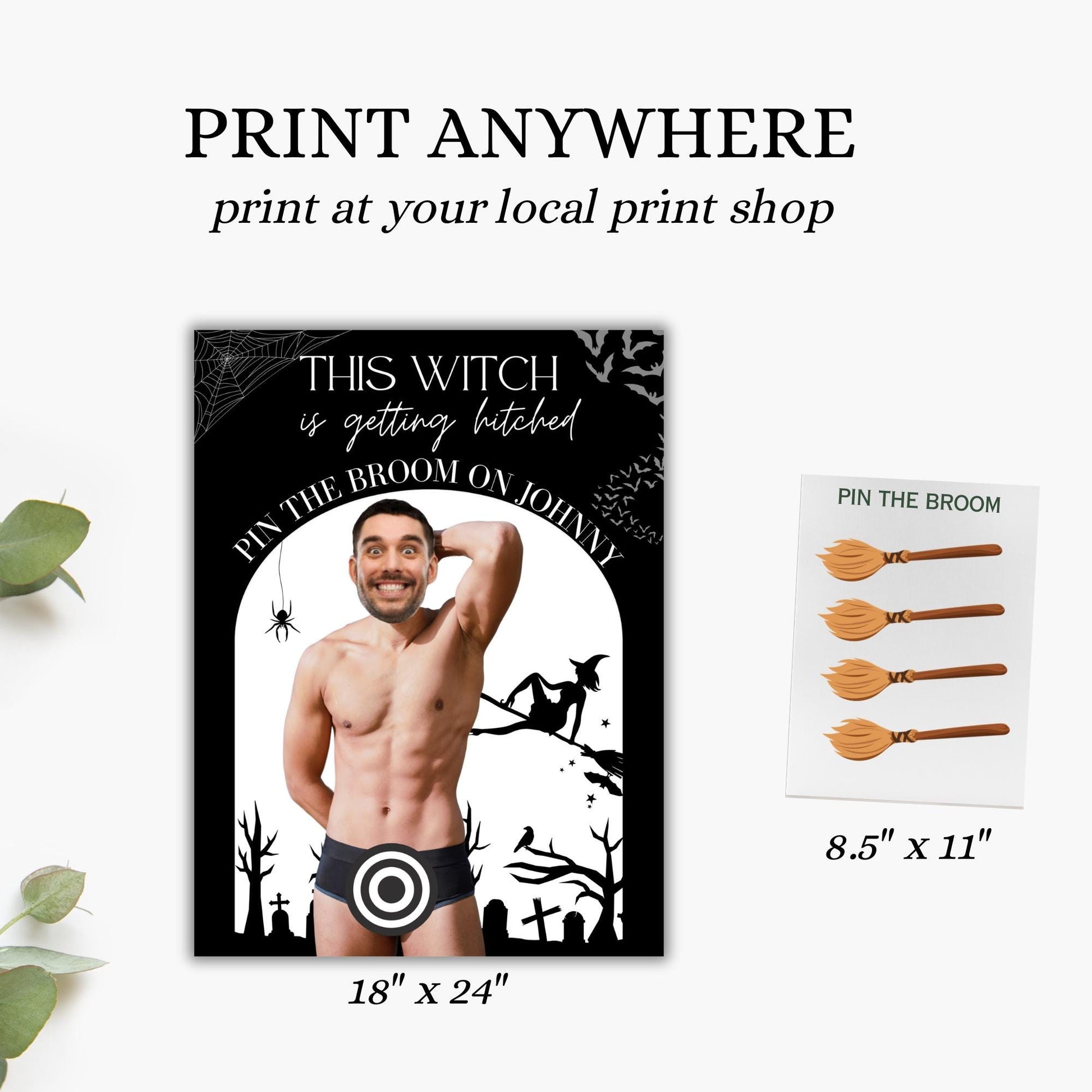 This Witch is getting Hitched Bachelorette Party Game Halloween Hen weekend Boos before I do's Gothic Bridal Shower Boochelorette