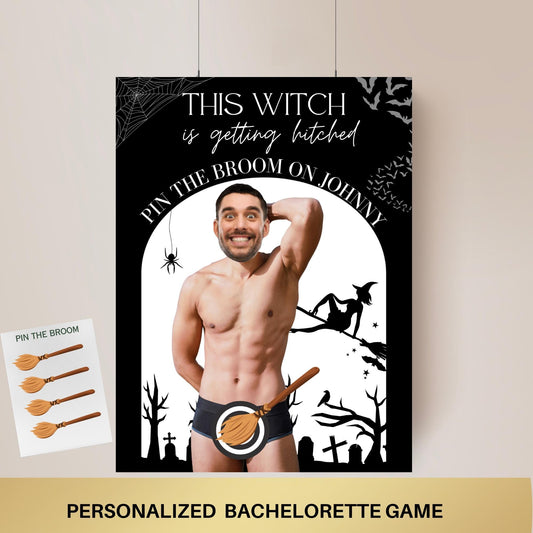This Witch is getting Hitched Bachelorette Party Game Halloween Hen weekend Boos before I do's Gothic Bridal Shower Boochelorette