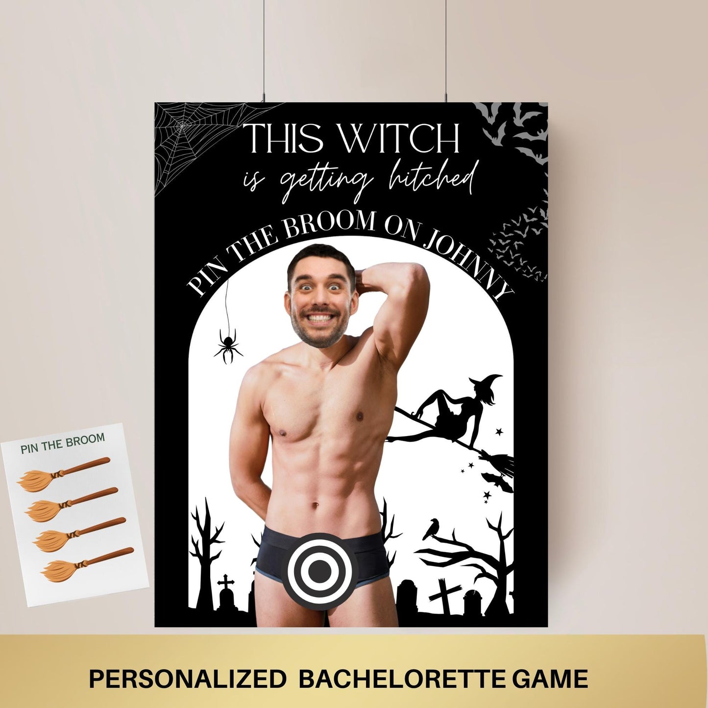 This Witch is getting Hitched Bachelorette Party Game Halloween Hen weekend Boos before I do's Gothic Bridal Shower Boochelorette