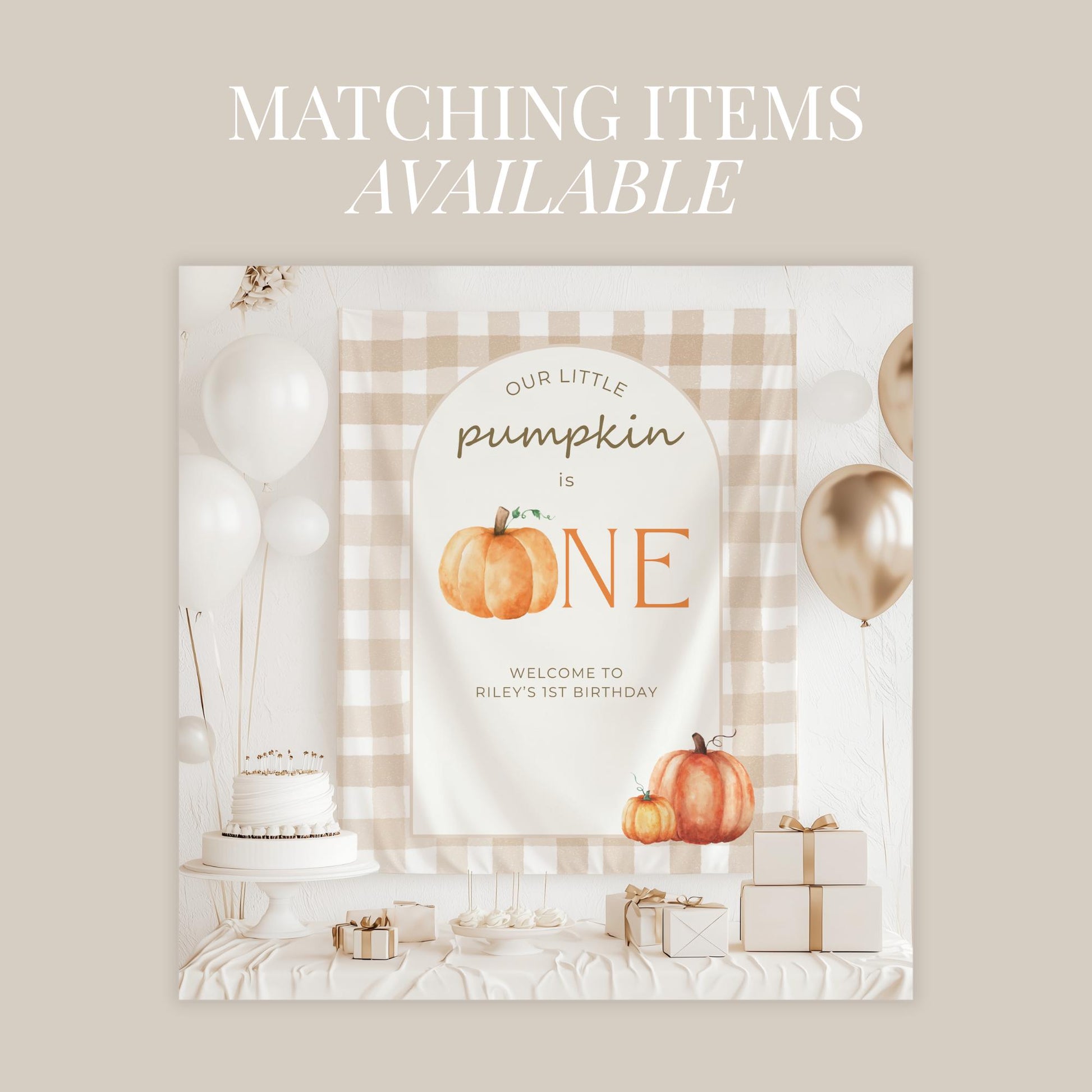 Our Little Pumpkin is Turning One Invitation First Birthday Invite Template Editable Fall 1st Birthday Invitation One Pumpkin First Bday