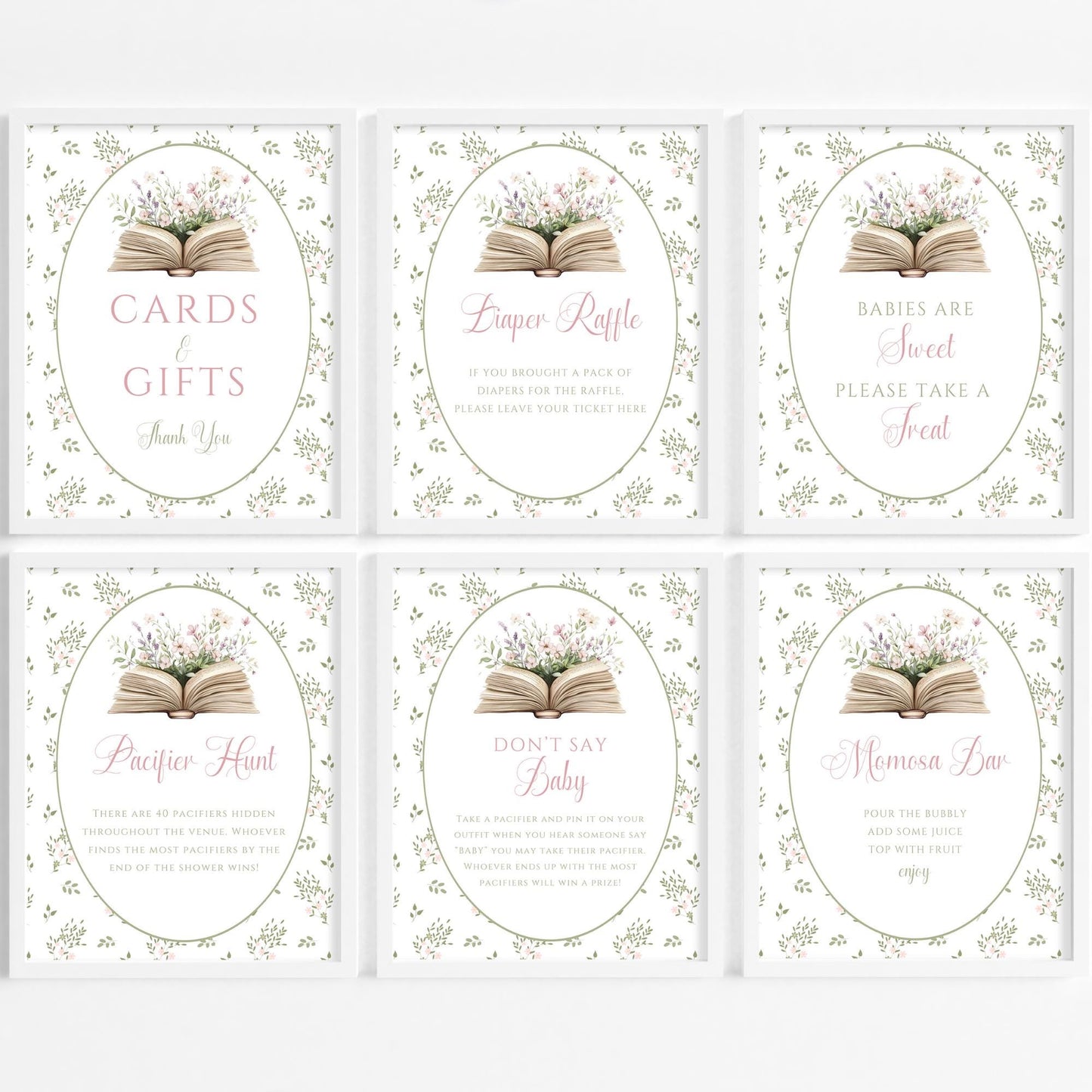 Storybook Baby Shower Bundle New Chapter Begins Baby Shower Invite Book themed Baby Sprinkle Storybook Baby Shower Decor New Tale Printable