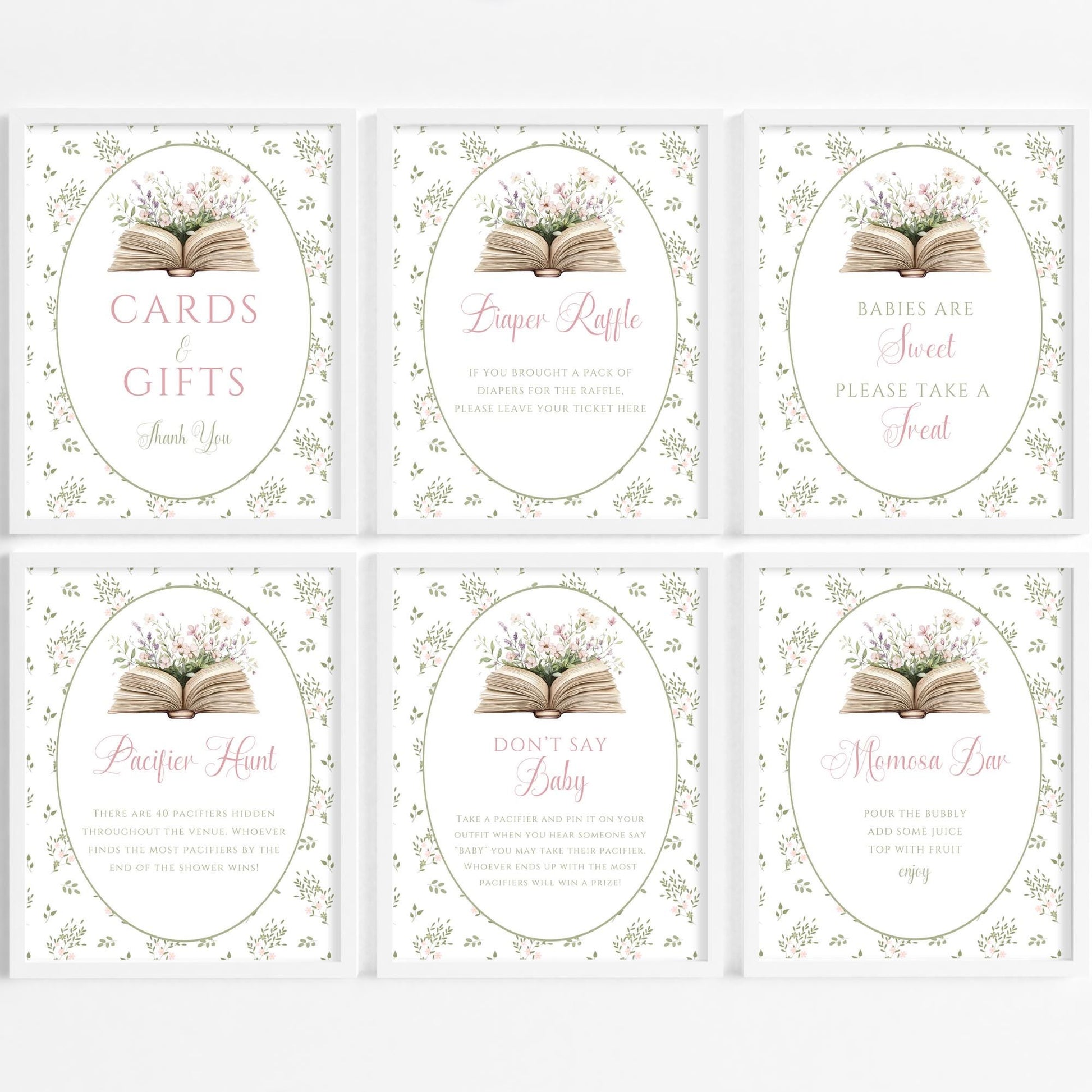Storybook Baby Shower Bundle New Chapter Begins Baby Shower Invite Book themed Baby Sprinkle Storybook Baby Shower Decor New Tale Printable