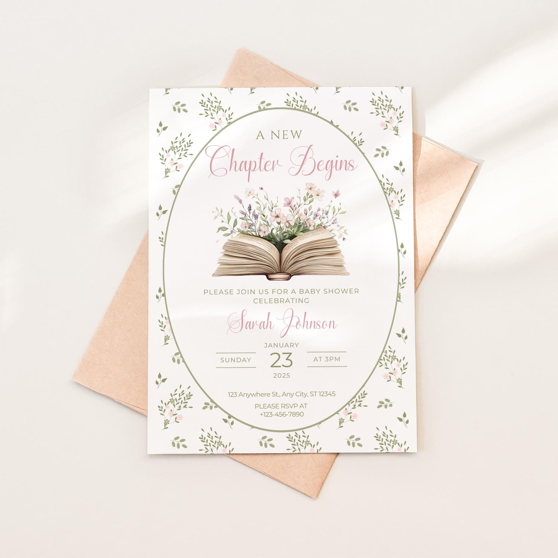 Storybook Baby Shower Bundle New Chapter Begins Baby Shower Invite Book themed Baby Sprinkle Storybook Baby Shower Decor New Tale Printable