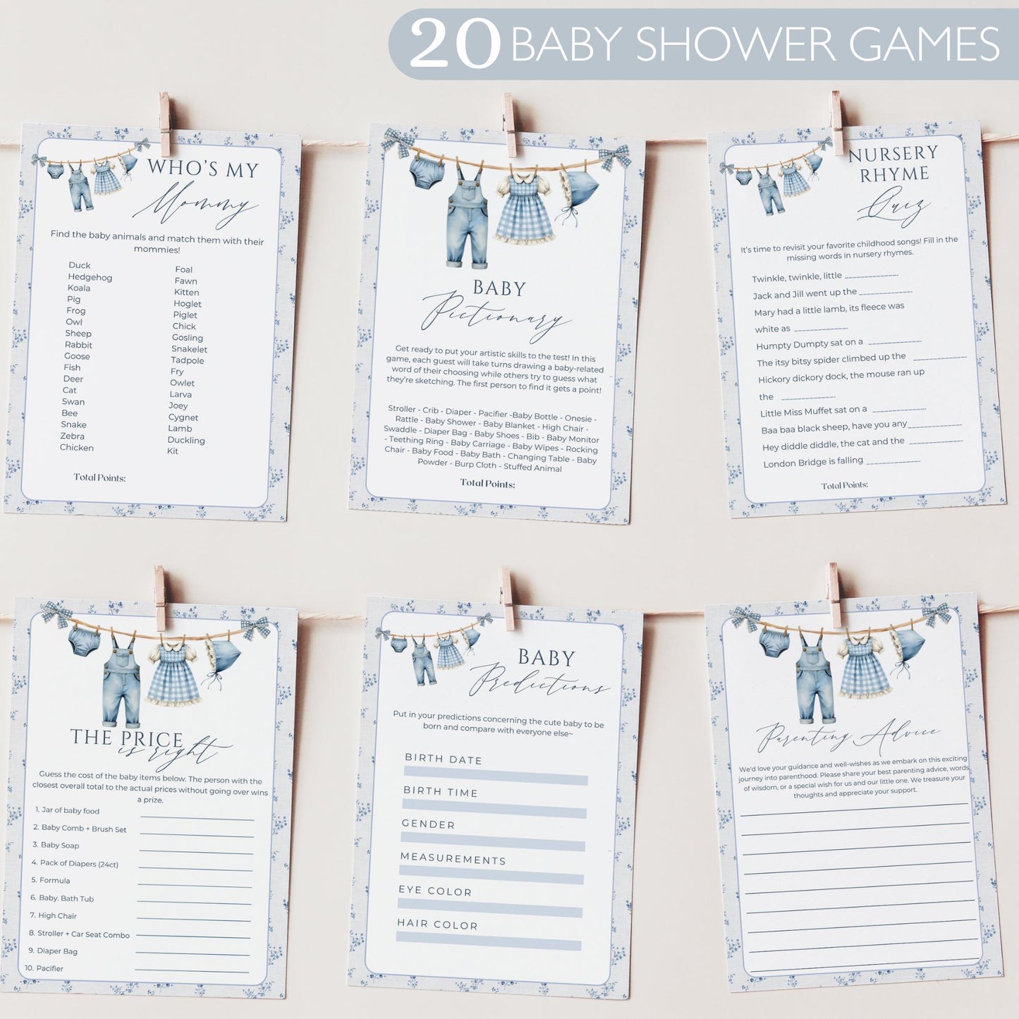baby shower bundle, blue jean baby set, baby shower decor, western welcome sign, baby mega bundle, editable game pack, shower game bundle, blue jean theme, canva template, denim baby shower, blue jean baby sign, classic frame, western denim shower