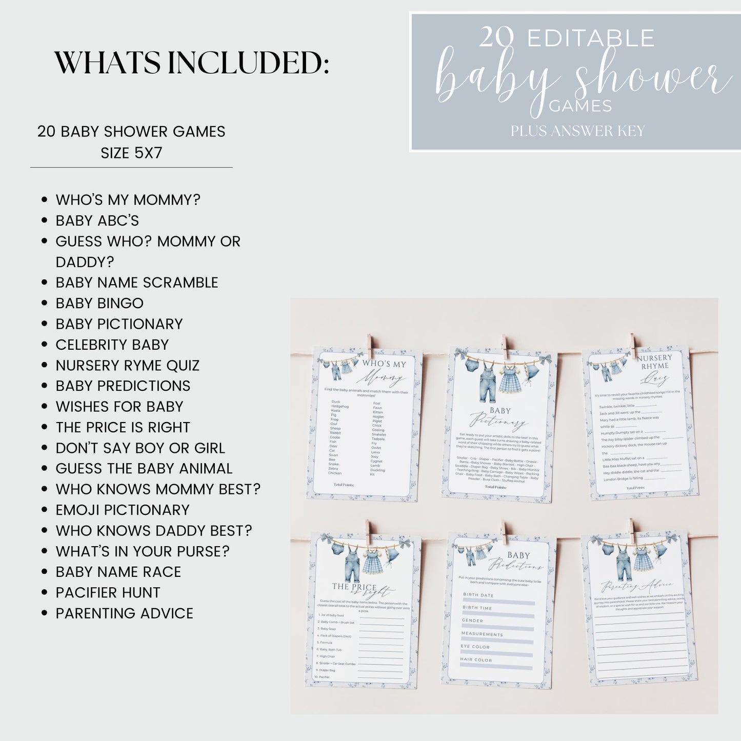 blue jean baby, blue baby shower, baby shower, denim baby shower, baby shower boy, denim invitation, baby shower invite, editable invitation, baby shower template, digital invite, baby shower invites, baby shower bundle, diaper raffle