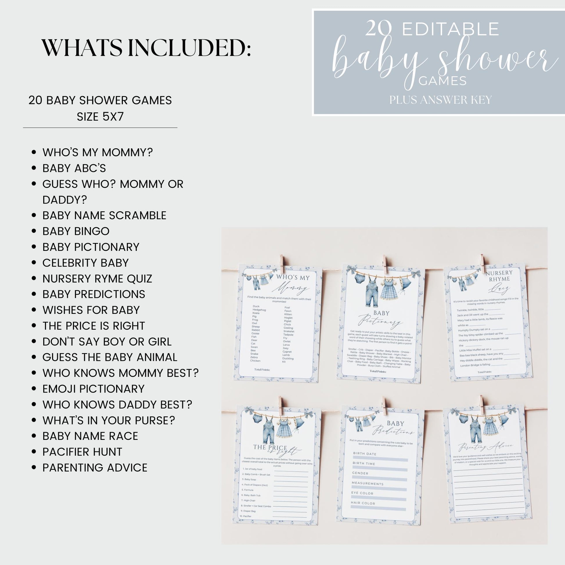 blue jean baby, blue baby shower, baby shower, denim baby shower, baby shower boy, denim invitation, baby shower invite, editable invitation, baby shower template, digital invite, baby shower invites, baby shower bundle, diaper raffle