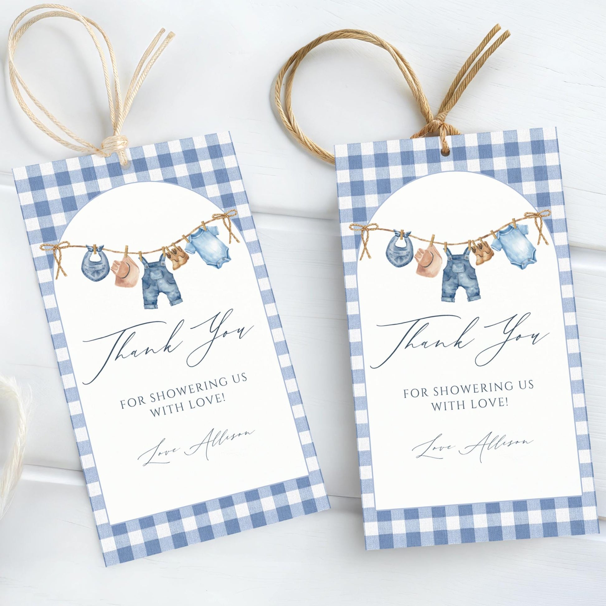 Blue Jean Baby Shower Bundle Denim Baby Shower Invite Cowboy themed Baby Sprinkle Western Baby Shower Decor Baby Blue Jean Baby on the Way