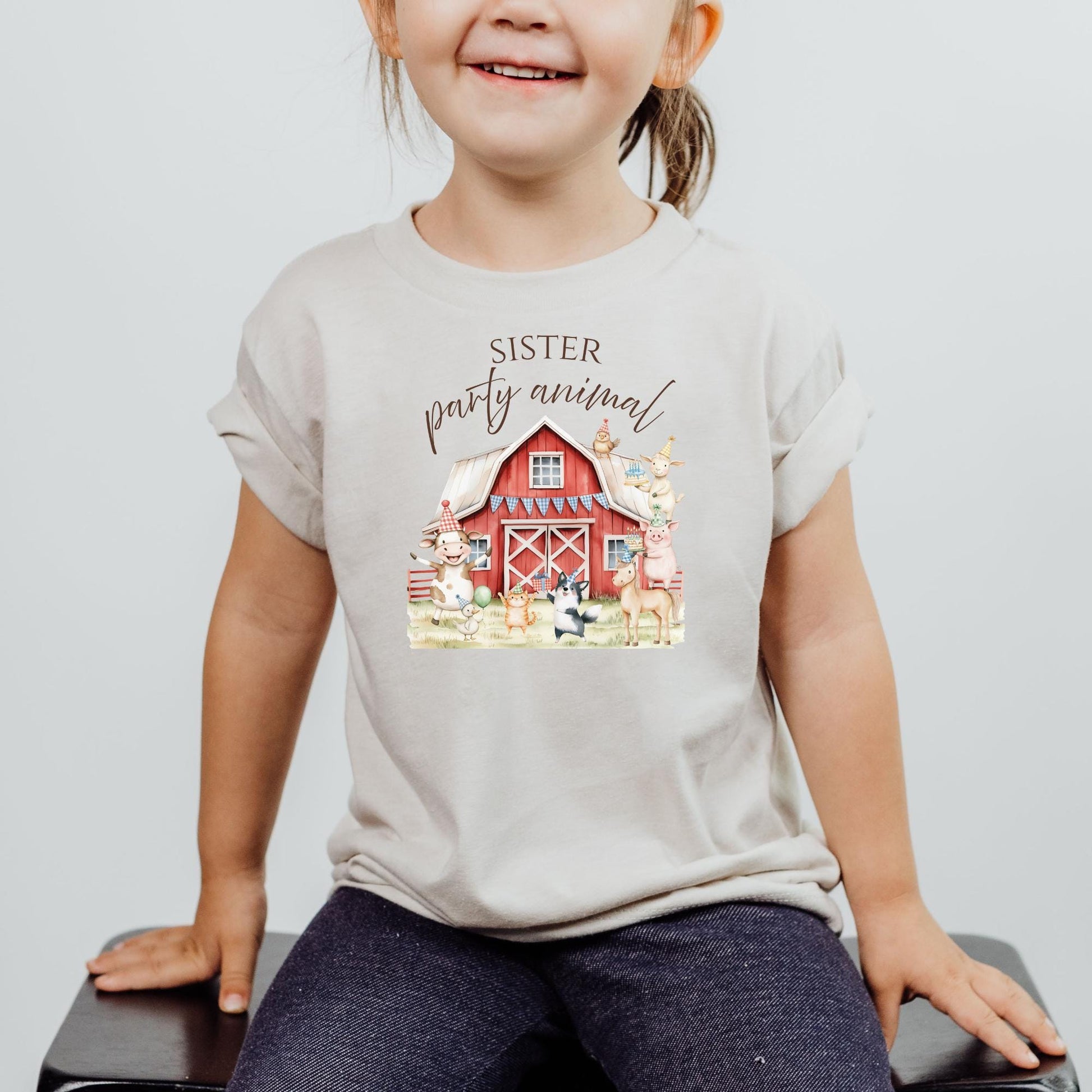 Farm Birthday Shirt One Party Animal Birthday Outfit for birthday photos Barnyard 1st Birthday Match Family Shirt Country Theme