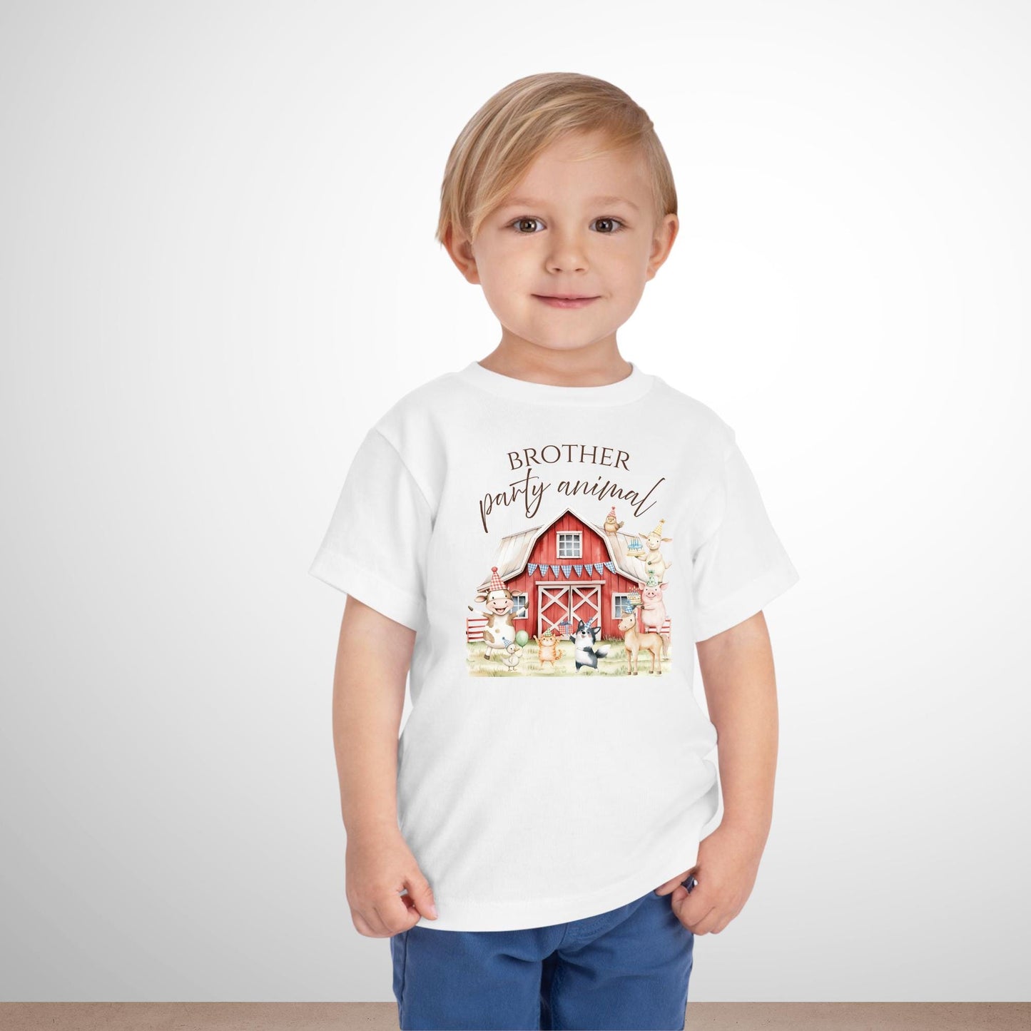 Farm Birthday Shirt One Party Animal Birthday Outfit for birthday photos Barnyard 1st Birthday Match Family Shirt Country Theme