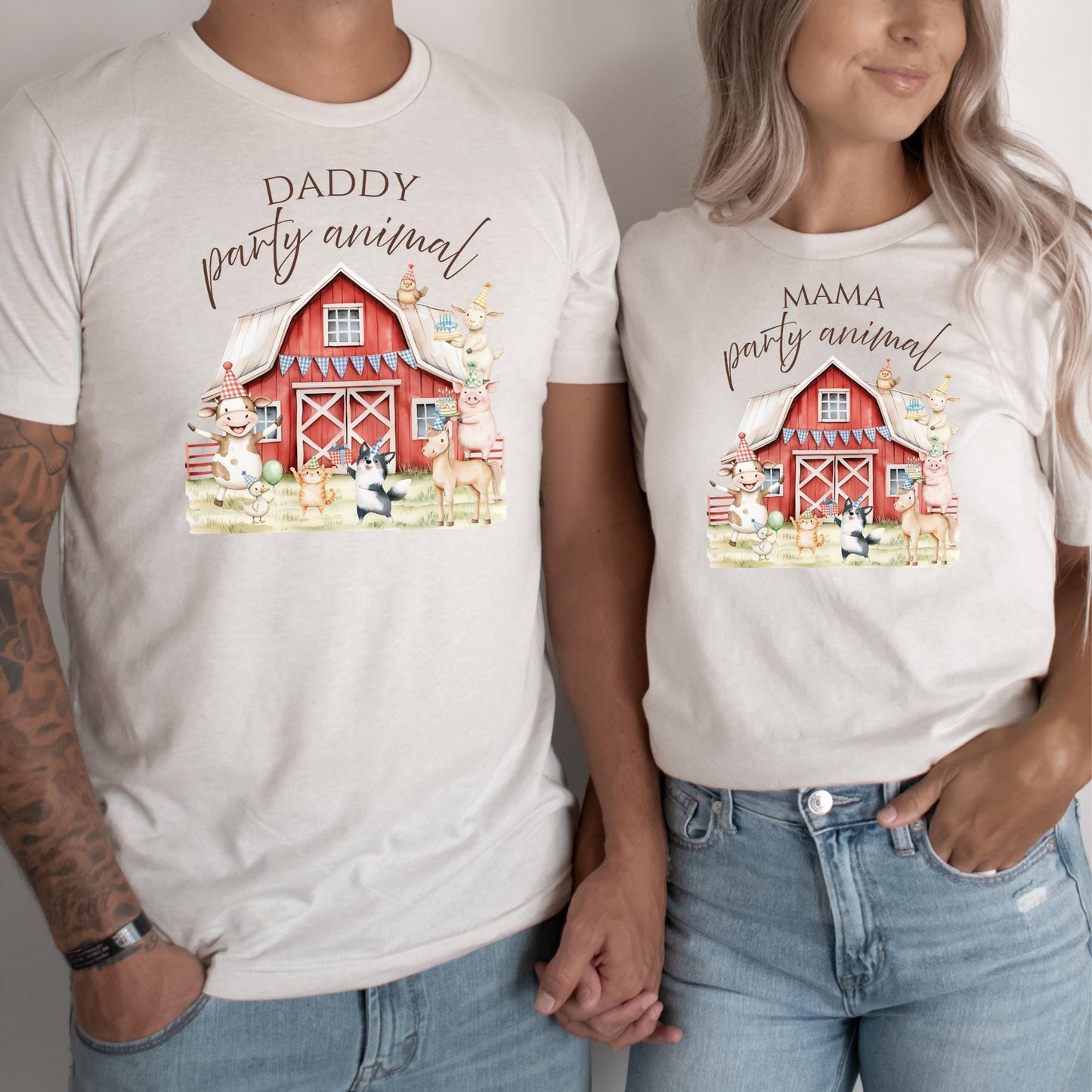 Farm Birthday Shirt One Party Animal Birthday Outfit for birthday photos Barnyard 1st Birthday Match Family Shirt Country Theme
