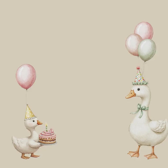 One Silly Goose Birthday Thank you Card 1st Birthday Goose themed First Birthday Favor Tags Editable Template One Lucky Duck party