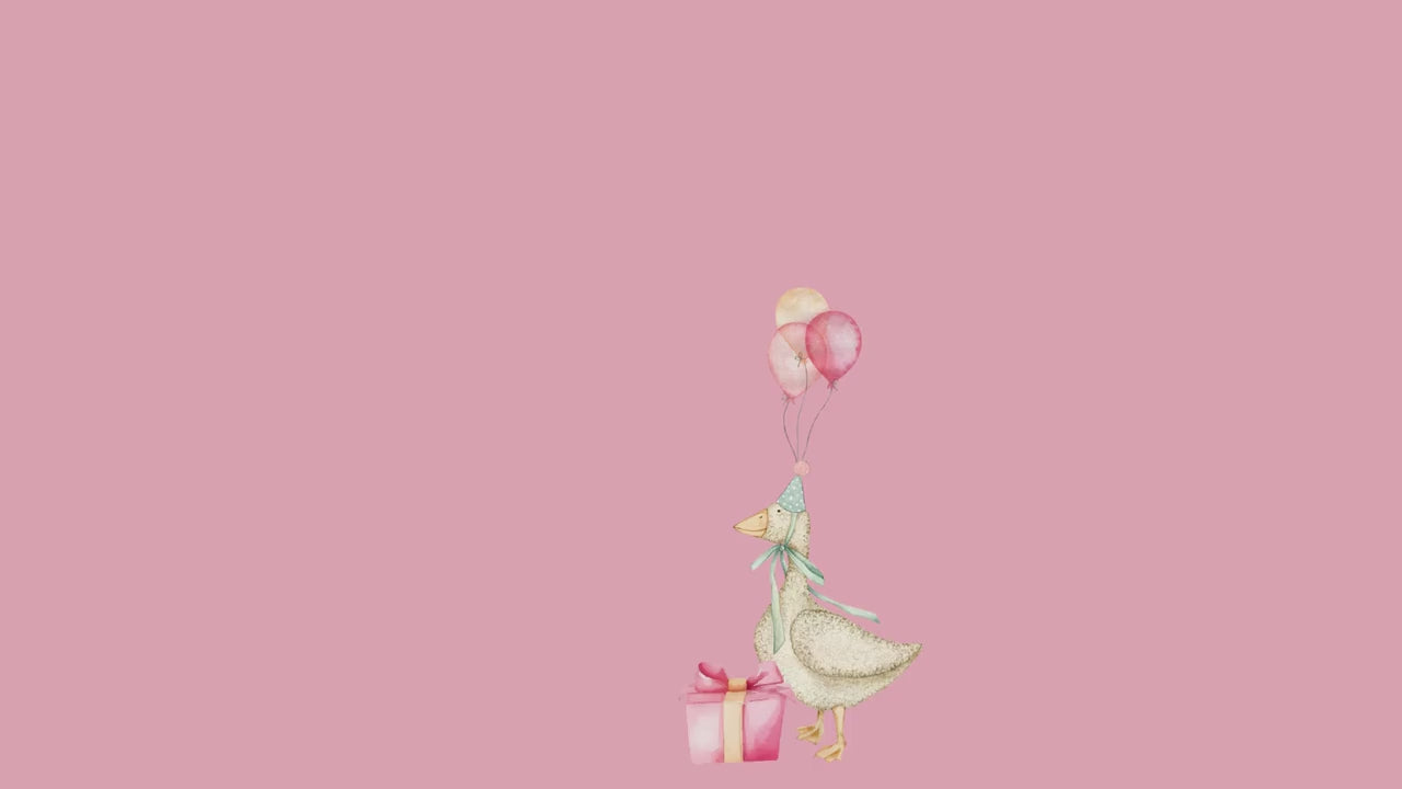 One Silly Goose Birthday Invite Pink Gingham Girl First Birthday 1st Birthday Silly Goose Decor Editable  Invitation Nursery Rhyme Birthday